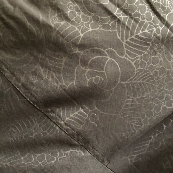 London Fog Rain Coat. Size 8P gently used black - Picture 5 of 6